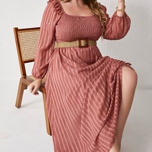 SHEIN Dusty Rose Maxi Dress
